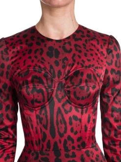 DOLCE&GABBANA Leopard Print Dress -Deals DOLCE&GABBANA Store unnamed file 2946