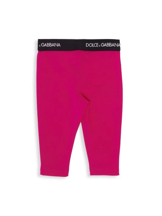 DOLCE&GABBANA Baby Girl's Logo Waistband Legging For Kids 5 DOLCE&GABBANA Baby Girl's Logo Waistband Legging For Kids - Image 3