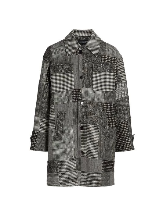 DOLCE&GABBANA Patchwork Coat For Men 3 DOLCE&GABBANA Patchwork Coat For Men