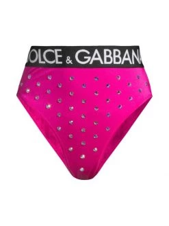DOLCE&GABBANA Studded High-Waist Briefs