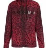 DOLCE&GABBANA Leopard-Print Hooded Windbreaker Jacket For Men