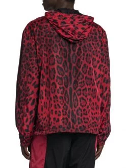 DOLCE&GABBANA Leopard-Print Hooded Windbreaker Jacket For Men -Deals DOLCE&GABBANA Store unnamed file 3002