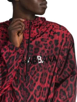 DOLCE&GABBANA Leopard-Print Hooded Windbreaker Jacket For Men -Deals DOLCE&GABBANA Store unnamed file 3003