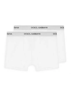 DOLCE&GABBANA Little Boy's & Boy's Logo-Waist Boxer Briefs For Kids Grey -Deals DOLCE&GABBANA Store unnamed file 3006