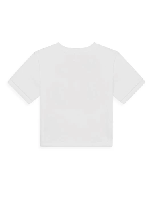 DOLCE&GABBANA Little Girl's & Girl's Floral Print Logo T-Shirt For Kids 4 DOLCE&GABBANA Little Girl's & Girl's Floral Print Logo T-Shirt For Kids - Image 2
