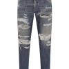 DOLCE&GABBANA Two-Tone Distressed Jeans For Men -Deals DOLCE&GABBANA Store unnamed file 3028