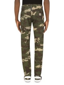 DOLCE&GABBANA Two-Tone Distressed Jeans For Men -Deals DOLCE&GABBANA Store unnamed file 3031