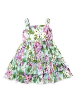 DOLCE&GABBANA Little Girl's & Girl's Floral Cotton Sundress For Kids
