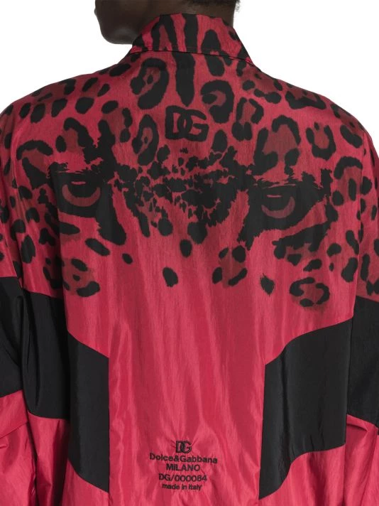 DOLCE&GABBANA Leopard Print Nylon Sweatshirt For Men 8 DOLCE&GABBANA Leopard Print Nylon Sweatshirt For Men - Image 6