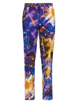 DOLCE&GABBANA Single-Pleat Printed Cotton Pants For Men