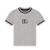 DOLCE&GABBANA Baby Girl's Contrast-Trim Logo T-Shirt For Kids -Deals DOLCE&GABBANA Store unnamed file 3049