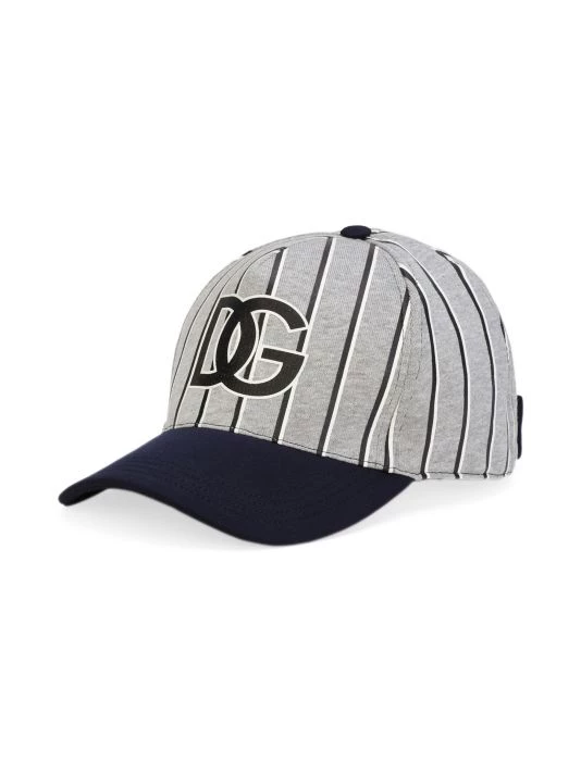 DOLCE&GABBANA Striped Logo Baseball Cap For Men 3 DOLCE&GABBANA Striped Logo Baseball Cap For Men