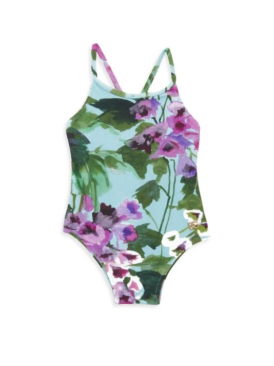 DOLCE&GABBANA Baby Girl's Floral One-Piece Swimsuit For Kids 3 DOLCE&GABBANA Baby Girl's Floral One-Piece Swimsuit For Kids