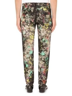 DOLCE&GABBANA Distressed Straight-Leg Jeans For Men -Deals DOLCE&GABBANA Store unnamed file 3062