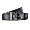 DOLCE&GABBANA Crossed Logo Buckle Leather Belt For Men -Deals DOLCE&GABBANA Store unnamed file 3081