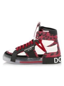 DOLCE&GABBANA Hot Animalier 2.0 High-Top Sneakers For Men -Deals DOLCE&GABBANA Store unnamed file 3112