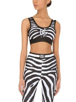 DOLCE&GABBANA Zebra Sports Bra -Deals DOLCE&GABBANA Store unnamed file 3127