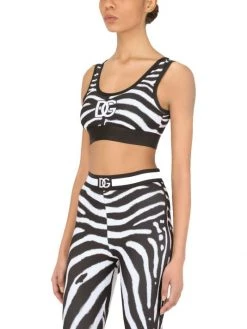 DOLCE&GABBANA Zebra Sports Bra -Deals DOLCE&GABBANA Store unnamed file 3128