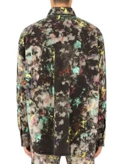 DOLCE&GABBANA Paint Splatter Denim Jacket For Men -Deals DOLCE&GABBANA Store unnamed file 3158