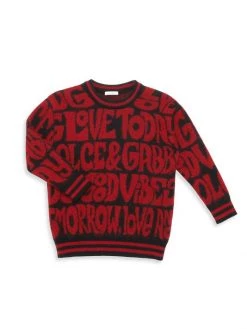 DOLCE&GABBANA Boy's Good Vibes Sweater For Kids