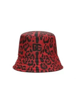 DOLCE&GABBANA Hot Animalier Leopard-Print Bucket Hat For Men