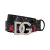 DOLCE&GABBANA Kid's Splatter Leather Logo Belt For Kids -Deals DOLCE&GABBANA Store unnamed file 3186