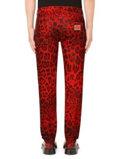 DOLCE&GABBANA Velvet Leopard-Print Pants For Men -Deals DOLCE&GABBANA Store unnamed file 3200