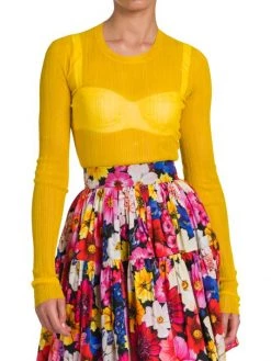 DOLCE&GABBANA Long Sleeve Pullover Top -Deals DOLCE&GABBANA Store unnamed file 3205