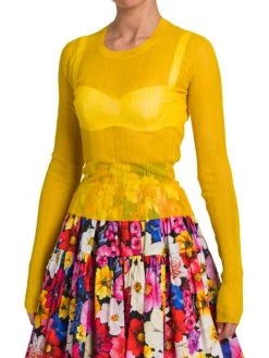 DOLCE&GABBANA Long Sleeve Pullover Top -Deals DOLCE&GABBANA Store unnamed file 3206