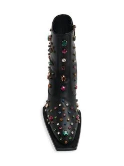 DOLCE&GABBANA Embellished Leather Boots For Men -Deals DOLCE&GABBANA Store unnamed file 3213