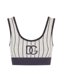 DOLCE&GABBANA Logo Sports Bra