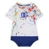 DOLCE&GABBANA Baby Girl's Splatter Logo Onesie For Kids