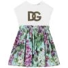 DOLCE&GABBANA Little Girl's & Girl's Embroidered Logo Floral Print Dress For Kids -Deals DOLCE&GABBANA Store unnamed file 3241