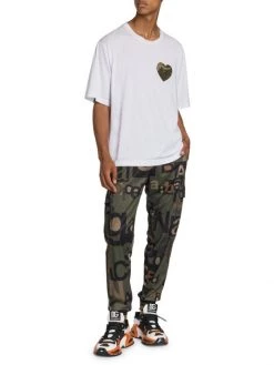 DOLCE&GABBANA Camo-Print Patch Cotton T-Shirt For Men -Deals DOLCE&GABBANA Store unnamed file 3249
