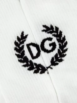 DOLCE&GABBANA Crest Logo Socks For Men -Deals DOLCE&GABBANA Store unnamed file 3256