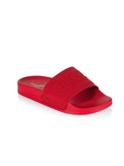 DOLCE&GABBANA Kid's Leather Pool Slides For Kids Red -Deals DOLCE&GABBANA Store unnamed file 3263
