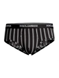 DOLCE&GABBANA Brando Oxford Stripe Briefs For Men