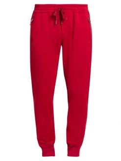 DOLCE&GABBANA Plaque Logo Sweatpants For Men