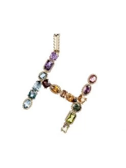 DOLCE&GABBANA Rainbow Alphabet 18K Gold & Gemstone Initial H Pendant Necklace 6 DOLCE&GABBANA Rainbow Alphabet 18K Gold & Gemstone Initial H Pendant Necklace -Deals DOLCE&GABBANA Store unnamed file 338