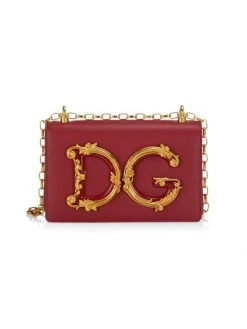 DOLCE&GABBANA D&G Girls Leather Shoulder Bag Nero -Deals DOLCE&GABBANA Store unnamed file 38