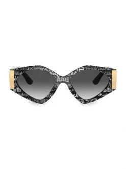 DOLCE&GABBANA 55MM Rectangle Sunglasses
