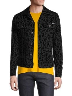 DOLCE&GABBANA Leo Flocked Denim Jacket For Men -Deals DOLCE&GABBANA Store unnamed file 400