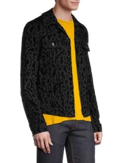 DOLCE&GABBANA Leo Flocked Denim Jacket For Men -Deals DOLCE&GABBANA Store unnamed file 401