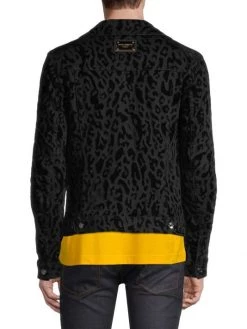 DOLCE&GABBANA Leo Flocked Denim Jacket For Men -Deals DOLCE&GABBANA Store unnamed file 402