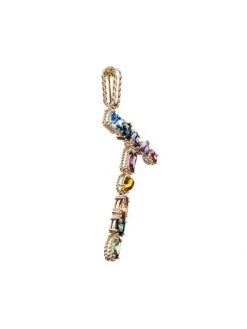 DOLCE&GABBANA Rainbow Alphabet 18K Gold & Gemstone Initial T Pendant Necklace 7 DOLCE&GABBANA Rainbow Alphabet 18K Gold & Gemstone Initial T Pendant Necklace -Deals DOLCE&GABBANA Store unnamed file 408