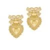DOLCE&GABBANA 18K Yellow Gold & Diamond Devotion Earrings 2 DOLCE&GABBANA 18K Yellow Gold & Diamond Devotion Earrings -Deals DOLCE&GABBANA Store unnamed file 411