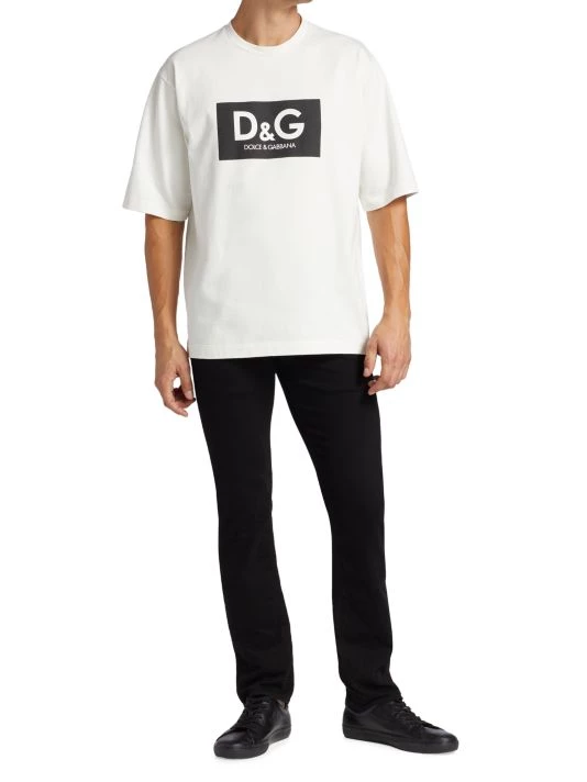 DOLCE&GABBANA Oversized Vintage Logo T-Shirt For Men 4 DOLCE&GABBANA Oversized Vintage Logo T-Shirt For Men - Image 2