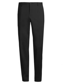 DOLCE&GABBANA Wool Stretch Single Pleated Pants For Men