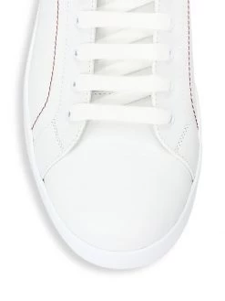 DOLCE&GABBANA Portofino Leather Sneakers For Men White Black -Deals DOLCE&GABBANA Store unnamed file 47