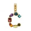 DOLCE&GABBANA Rainbow Alphabet 18K Yellow Gold & Multi Gemstone Initial C Charm -Deals DOLCE&GABBANA Store unnamed file 516